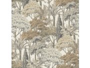 Vliesová tapeta na zeď, šedo-hnědá, stromy, A76301, Vavex 2027