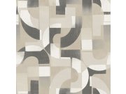 Grafická vliesová tapeta na zeď, šedo-béžová, A76002, Vavex 2027