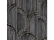 Vliesová tapeta na zeď, šedo-černá, dřevo, 121153, Vavex 2027