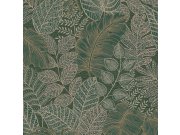 Zelená vliesová tapeta na zeď, listy, 122423, Vavex 2026