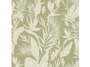 Zeleno-béžová vliesová tapeta na zeď, listy, A71102, Vavex 2026