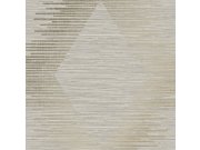 Šedo-béžovo-zlatá geometrická vliesová tapeta na zeď, 120246, Vavex 2025