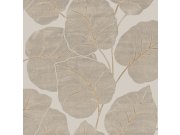 Tapety Yara Tapety dle materiálu Vliesové tapety - Šedo-krémová vliesová tapeta na zeď, listy, A63501, Vavex 2025 Šedo-krémová vliesová tapeta na zeď, listy, A63501, Vavex 2025