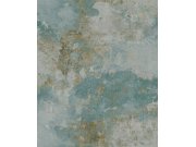 Tyrkysová vliesová tapeta na zeď, imitace betonu, A63103, Vavex 2025