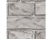 Tapety Yara Tapety dle materiálu Papírové tapety - Papírová tapeta šedá cihla 1401702, Old Friends II, Vavex 2025 Papírová tapeta šedá cihla 1401702, Old Friends II, Vavex 2025