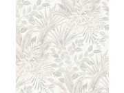 Vliesová tapeta na zeď, šedo-béžová, listy, TJ3201, Finest Selection, Vavex