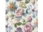 Květinová vliesová tapeta na zeď, šedá, UI3102, Finest Selection, Vavex