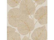 Tapety Yara Tapety dle materiálu Vliesové tapety - Béžová vliesová tapeta na zeď, listy, A63504, Vavex 2025 Béžová vliesová tapeta na zeď, listy, A63504, Vavex 2025