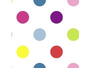 Vliesová tapeta Puntíky, 100103, Dotty Multi Bright, Kids@Home 6, Graham & Brown