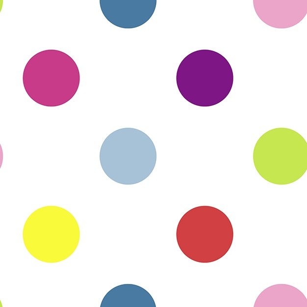 Vliesová tapeta Puntíky, 100103, Dotty Multi Bright, Kids@Home 6, Graham & Brown - Tapety na zeď