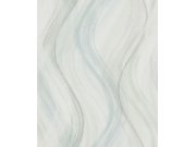 Vliesová tapeta na zeď, šedo-modro-zelená, vlny, 32442, Shades, Marburg