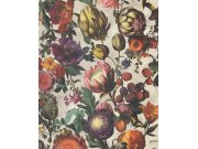 Vliesová tapeta na zeď, béžová, květiny, plody, motýli, 351230, Magnifique, Eijffinger