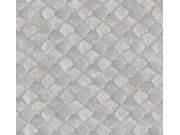 Geometrická vliesová tapeta na zeď, šedá, 34907, Eclectic, Marburg