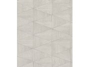 Geometrická vliesová tapeta na zeď, šedo-béžová, dřevo, 33357, Travertino, Marburg