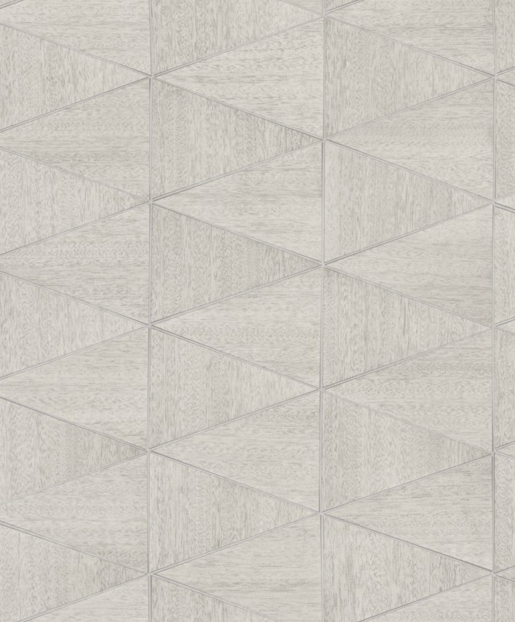 Geometrická vliesová tapeta na zeď, šedo-béžová, dřevo, 33357, Travertino, Marburg