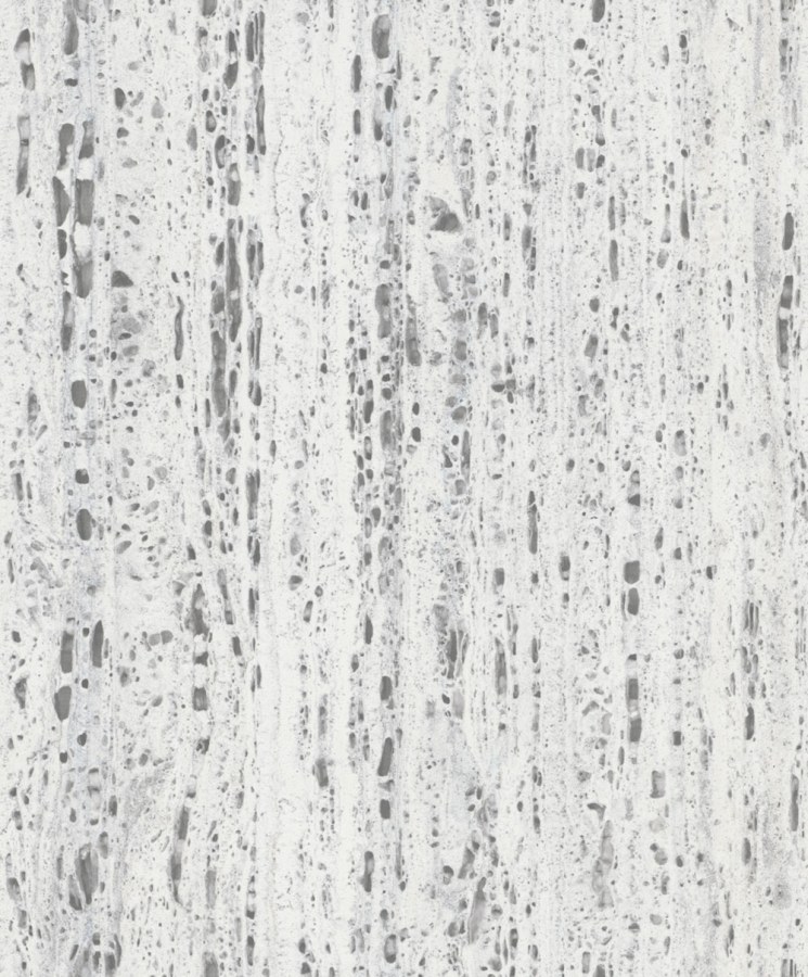 Vliesová tapeta na zeď, šedá, šedo-bílá, kámen, 33352, Travertino, Marburg - Vliesové tapety