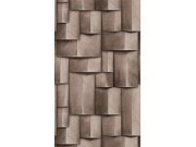Grafická vliesová fototapeta na zeď, hnědá, 3D efekt, 35396, Timber, Marburg