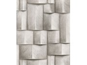 Tapety Yara Tapety dle materiálu Vliesové tapety - Grafická vliesová tapeta na zeď, šedá, 3D efekt, 35385, Timber, Marburg Grafická vliesová tapeta na zeď, šedá, 3D efekt, 35385, Timber, Marburg