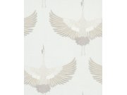 Vliesová tapeta na zeď, krémová, ptáci, 34529, Kumano, Marburg