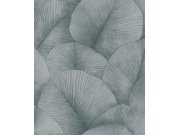 Vliesová tapeta na zeď, šedo-stříbrná, listy, 34514, Kumano, Marburg