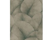 Vliesová tapeta na zeď, hnědo-zlatá, listy, 34513, Kumano, Marburg