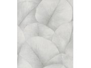 Tapety Yara Tapety dle materiálu Vliesové tapety - Vliesová tapeta na zeď, šedá, listy, 34509, Kumano, Marburg Vliesová tapeta na zeď, šedá, listy, 34509, Kumano, Marburg