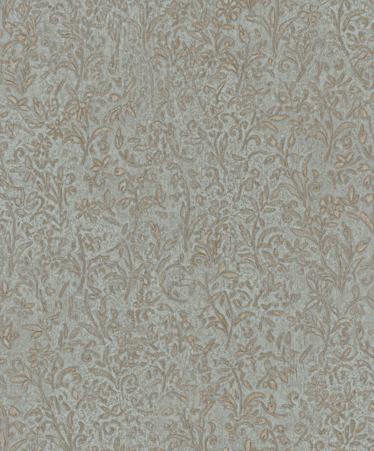 Vliesová tapeta na zeď, modro-zlatá, ornamenty, 35532, Ritus, Marburg Vliesová tapeta na zeď, modro-zlatá, ornamenty, 35532, Ritus, Marburg