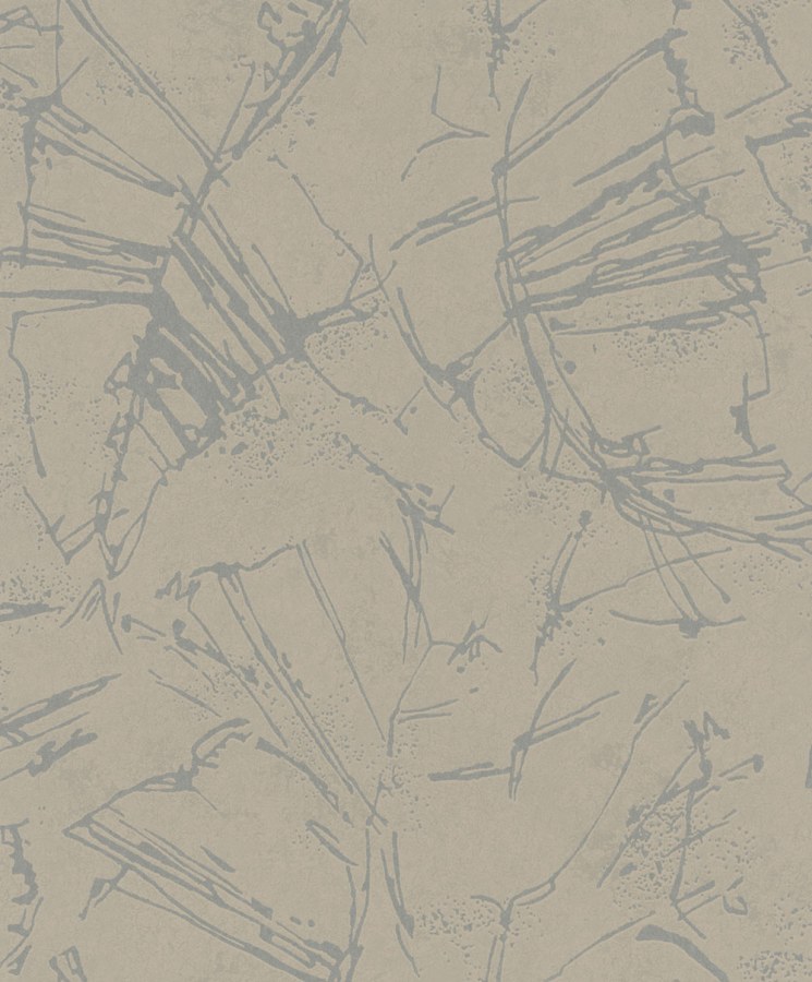 Vliesová tapeta na zeď, šedo-hnědá, grafický vzor, 34614, Terra, Marburg - Vliesové tapety