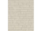 Vliesová tapeta na zeď, béžová, cihly, cihlová zeď, 34611, Terra, Marburg Tapety Yara - Marburg