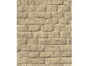 Vliesová tapeta na zeď, běžovo-hnědá, cihly, cihlová zeď, 34169, Loft Superior, Marburg