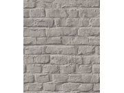 Vliesová tapeta na zeď, šedo-hnědá, cihly, cihlová zeď, 34168, Loft Superior, Marburg