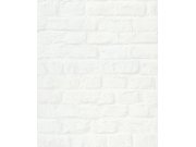 Vliesová tapeta na zeď, bílo-šedá, cihly, cihlová zeď, 34165, Loft Superior, Marburg