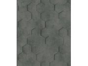 Geometrická vliesová tapeta na zeď, černá, hexagony, 34161, Loft Superior, Marburg