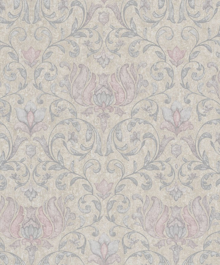 Tapety Yara - Tapety dle materiálu - Vliesové tapety - Vliesová tapeta na zeď, hnědá, šedá, růžová, ornamenty, 35152, City Romance, Marburg Vliesová tapeta na zeď, hnědá, šedá, růžová, ornamenty, 35152, City Romance, Marburg - Vliesové tapety