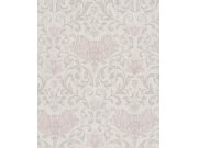 Tapety Yara Tapety dle materiálu Vliesové tapety - Vliesová tapeta na zeď, šedo-béžová, růžová, ornamenty, 35149, City Romance, Marburg Vliesová tapeta na zeď, šedo-béžová, růžová, ornamenty, 35149, City Romance, Marburg