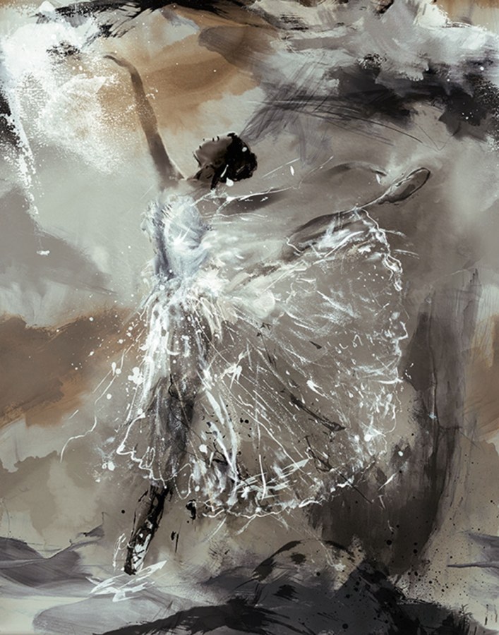 Vliesová obrazová tapeta na zeď, baletka, 35097, City Romance, Marburg - Vliesové tapety