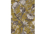 Vliesová tapeta na zeď, okrová, ptáci, květiny, větvičky, 127912, Arboretum, Graham Brown Premium