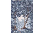 Tapety Yara Tapety dle materiálu Vliesové tapety - Vliesová tapeta na zeď, modrá, stromy, 127902, Arboretum, Graham Brown Premium Vliesová tapeta na zeď, modrá, stromy, 127902, Arboretum, Graham Brown Premium