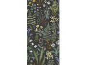 Tapety Yara Tapety dle materiálu Vliesové tapety - Vliesová tapeta na zeď, černá, květiny, kapradiny, 130312, Concerto, Graham Brown Premium Vliesová tapeta na zeď, černá, květiny, kapradiny, 130312, Concerto, Graham Brown Premium