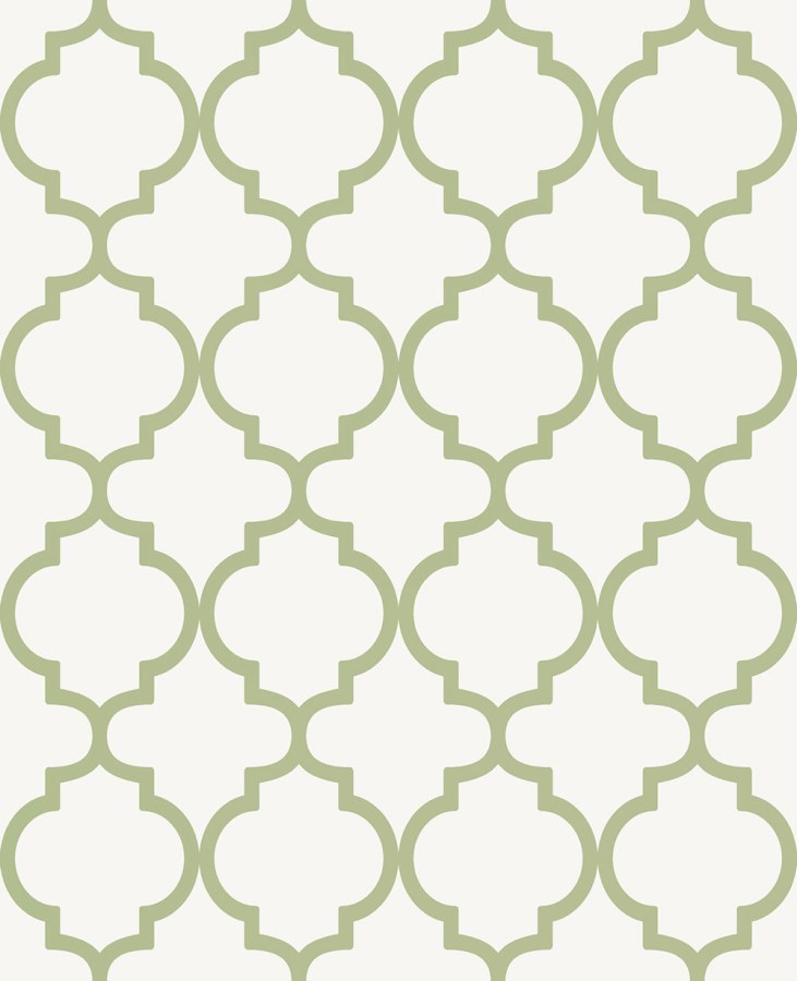 Vliesová tapeta na zeď, krémovo-zelená, treláž, mřížka, 130301, Concerto, Graham Brown Premium - Vliesové tapety