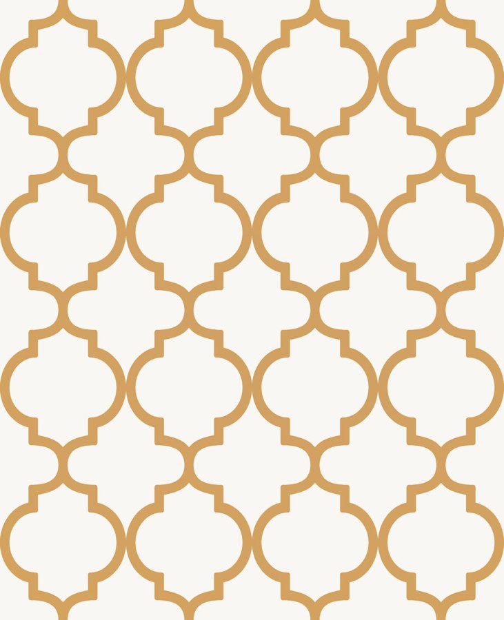 Vliesová tapeta na zeď, krémovo-oranžová, treláž, mřížka, 130298, Concerto, Graham Brown Premium - Vliesové tapety