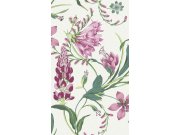 Tapety Yara Tapety dle materiálu Vliesové tapety - Vliesová tapeta na zeď, růžovo-zelená, květiny, 130296, Concerto, Graham Brown Premium Vliesová tapeta na zeď, růžovo-zelená, květiny, 130296, Concerto, Graham Brown Premium