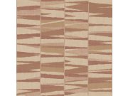 Geometrická vliesová tapeta na zeď, červeno-hnědá, 32448, Vitalis, Parato by Cristiana Masi