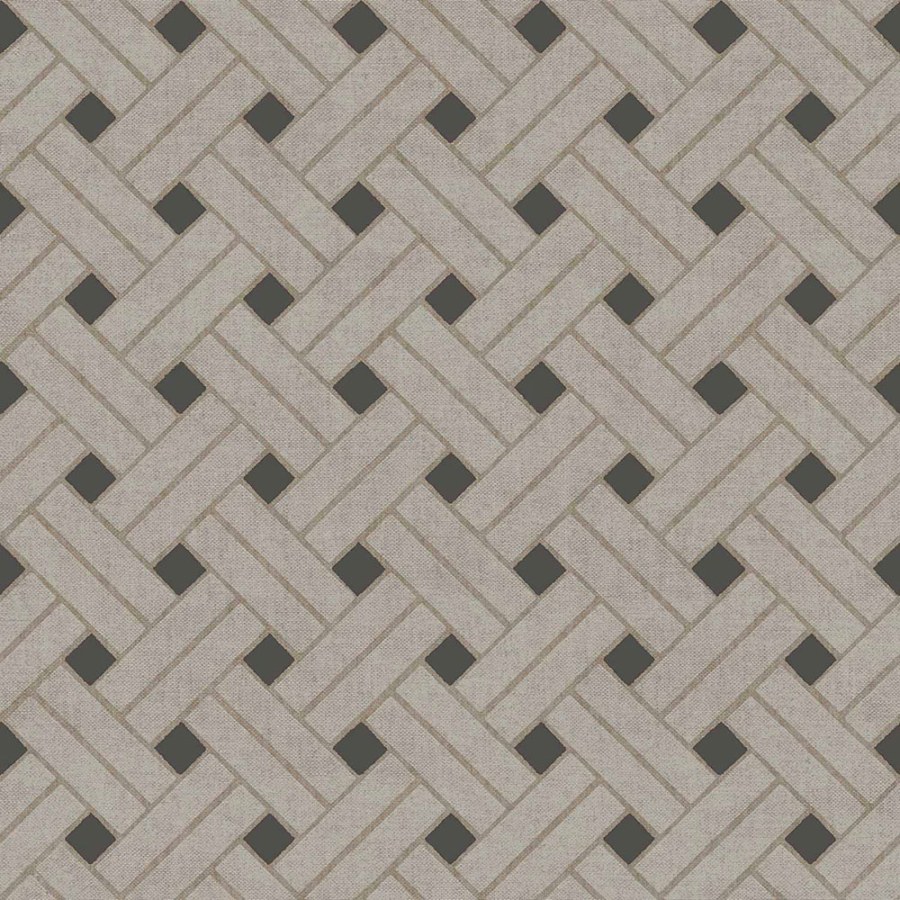 Geometrická vliesová tapeta na zeď, šedo-černá, 32429, Vitalis, Parato by Cristiana Masi