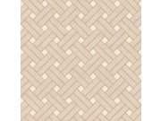 Geometrická vliesová tapeta na zeď, hnědo-béžová, 32423, Vitalis, Parato by Cristiana Masi