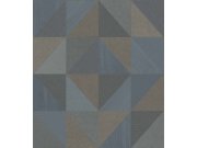Geometrická vliesová tapeta na zeď, modro-hnědá, 32417, Vitalis, Parato by Cristiana Masi