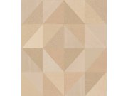 Geometrická vliesová tapeta na zeď, hnědo-béžová, 32413, Vitalis, Parato by Cristiana Masi