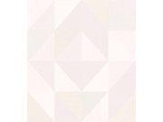 Geometrická vliesová tapeta na zeď, bílo-krémová, 32410, Vitalis, Parato by Cristiana Masi