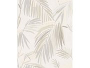 Vliesová tapeta na zeď, šedo-béžová, listy, 32406, Vitalis, Parato by Cristiana Masi