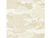 Vliesová tapeta na zeď, béžová, krajina, 5829, Nordic Folk, Borastapeter